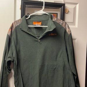 Habit long sleeve 1/4 zip hoodie (L)